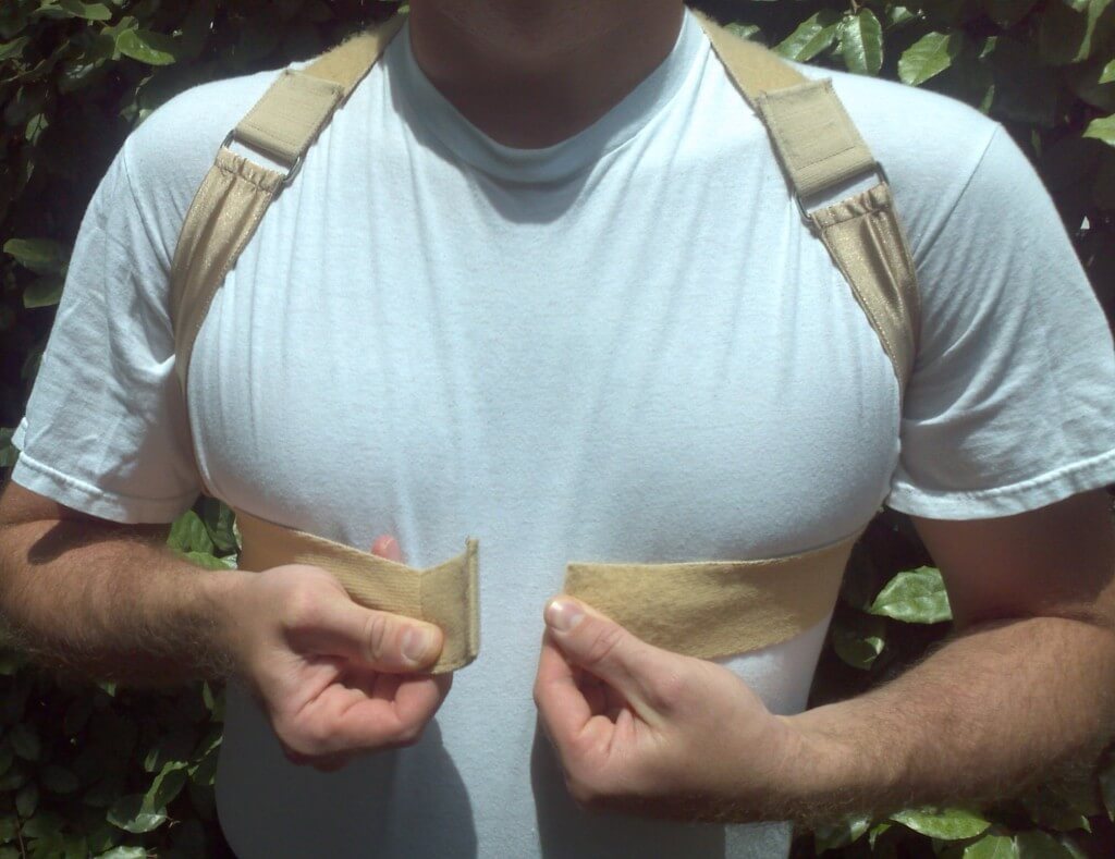 Fasten the chest strap securely, but not to tight. 