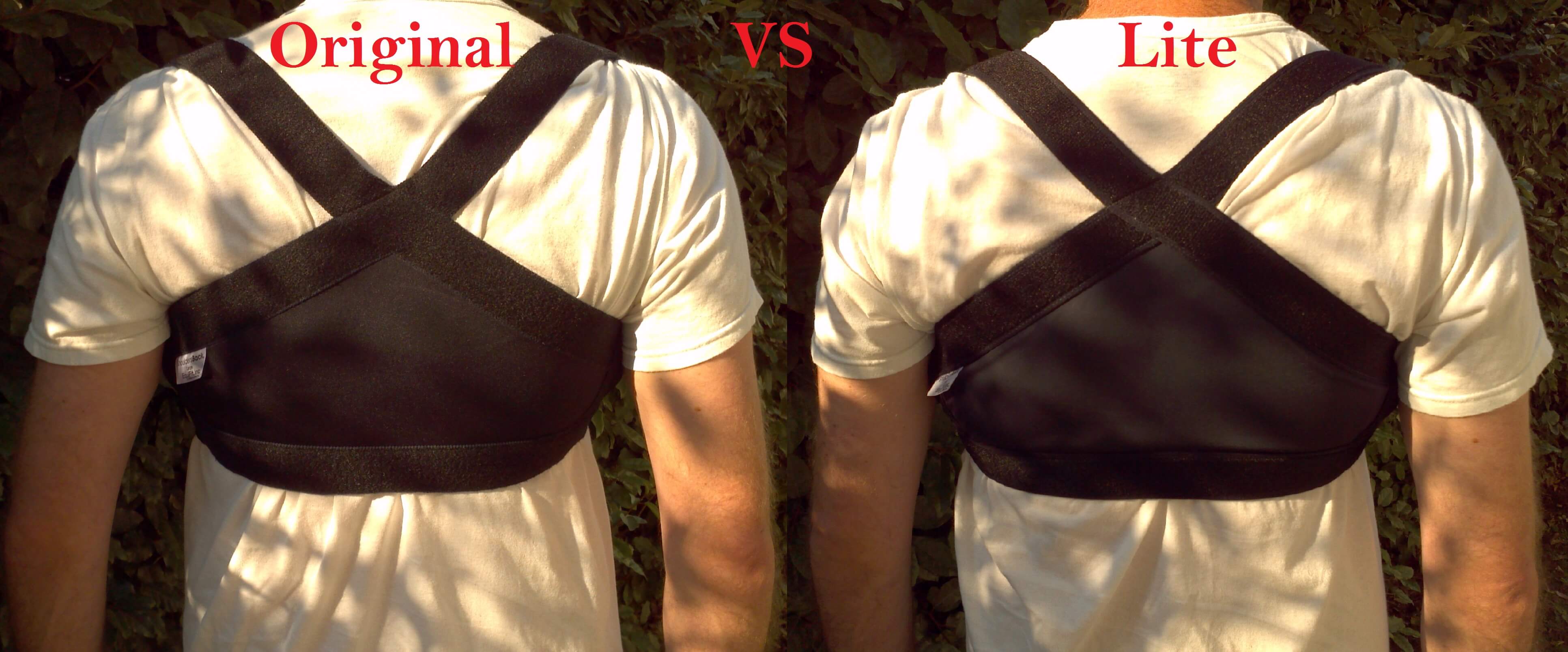 Equifit Shoulders Back Size Chart