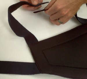 Step 1. Connect the shoulder straps